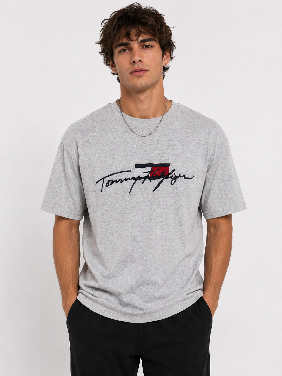 TOMMY T-SHIRT GREY 02 grey / S