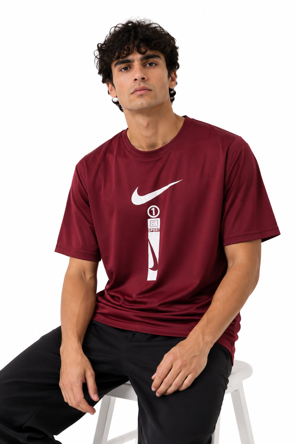 NIKE T-SHIRT BORDO 03 bordo / S