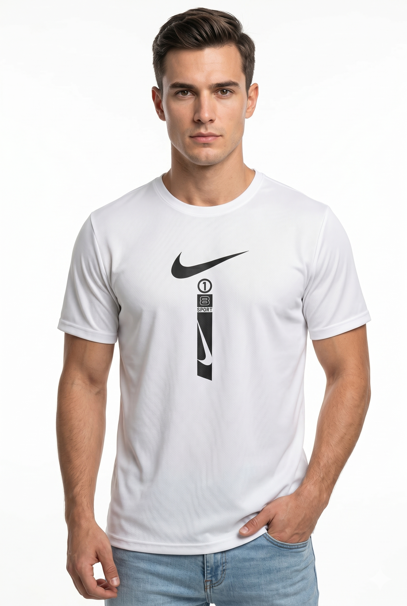 NIKE T-SHIRT 03 white / S