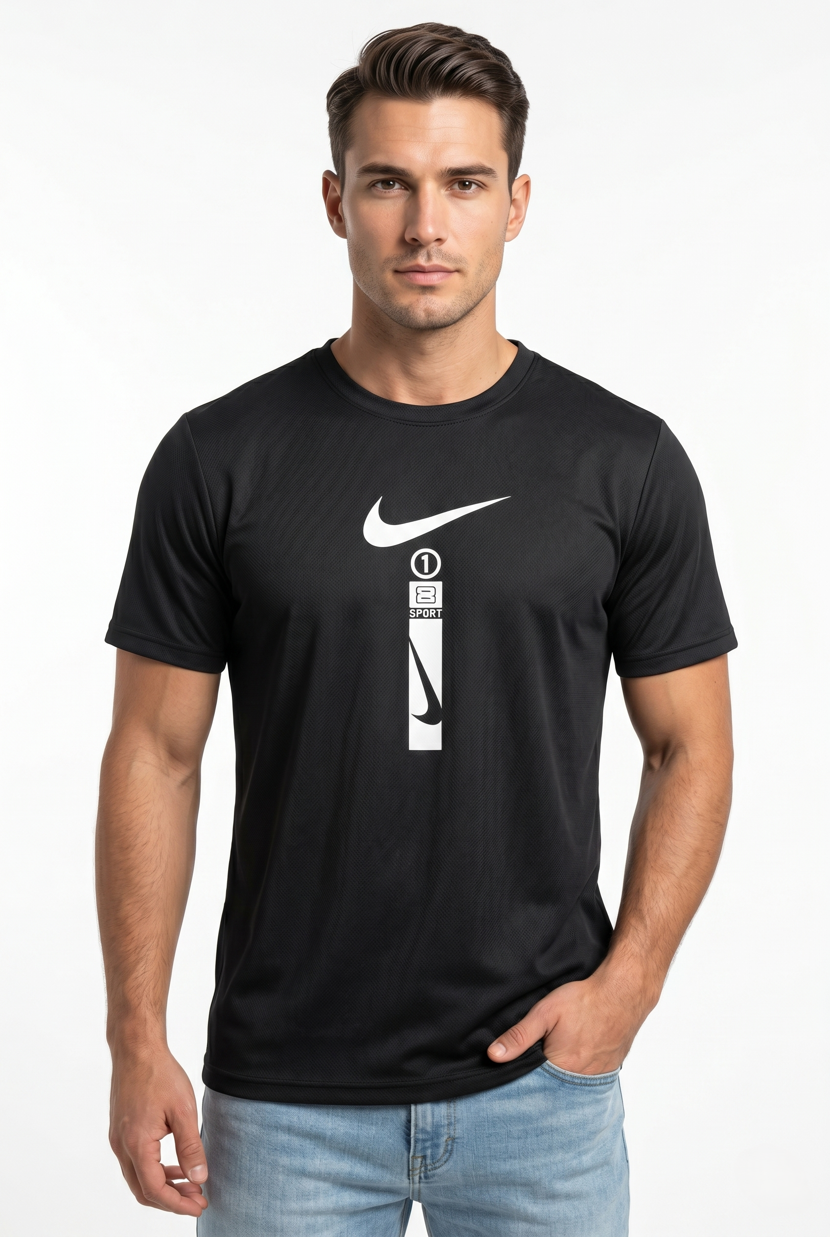 NIKE T-SHIRT 03 black / S
