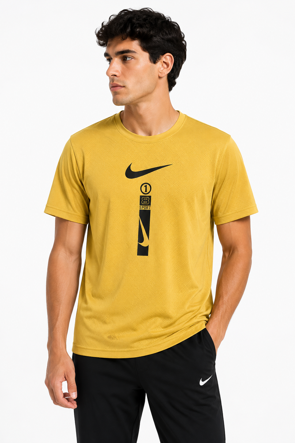 NIKE T-SHIRT YELLOW 03 yellow / S
