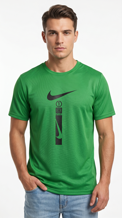 NIKE T-SHIRT 03 green / S