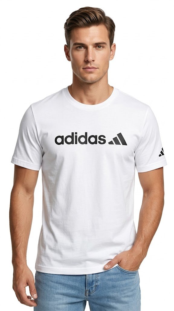 ADIDAS T-SHIRT 02 white / M
