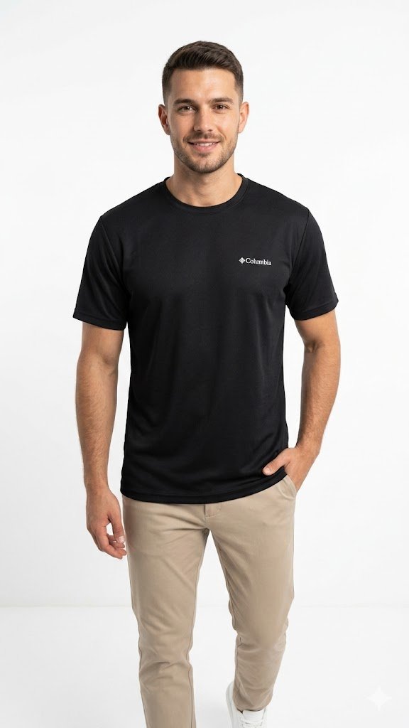 COLUMBIA T-SHIRT black / M