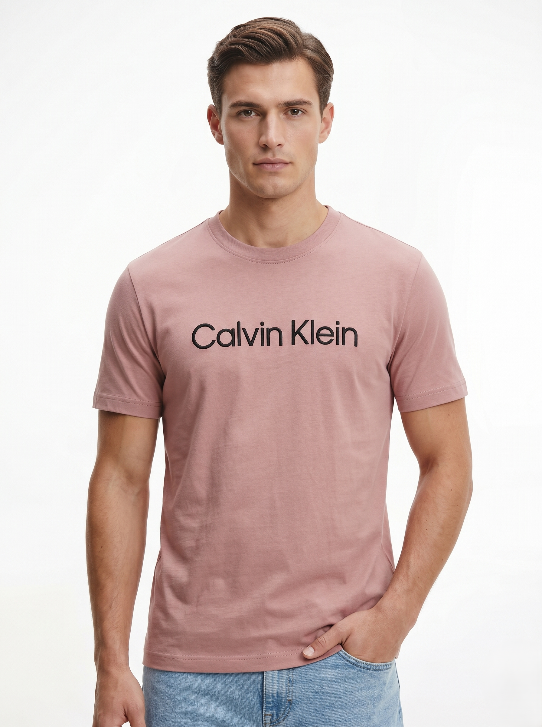 CALVIN KLEIN T-SHIRT pink / M