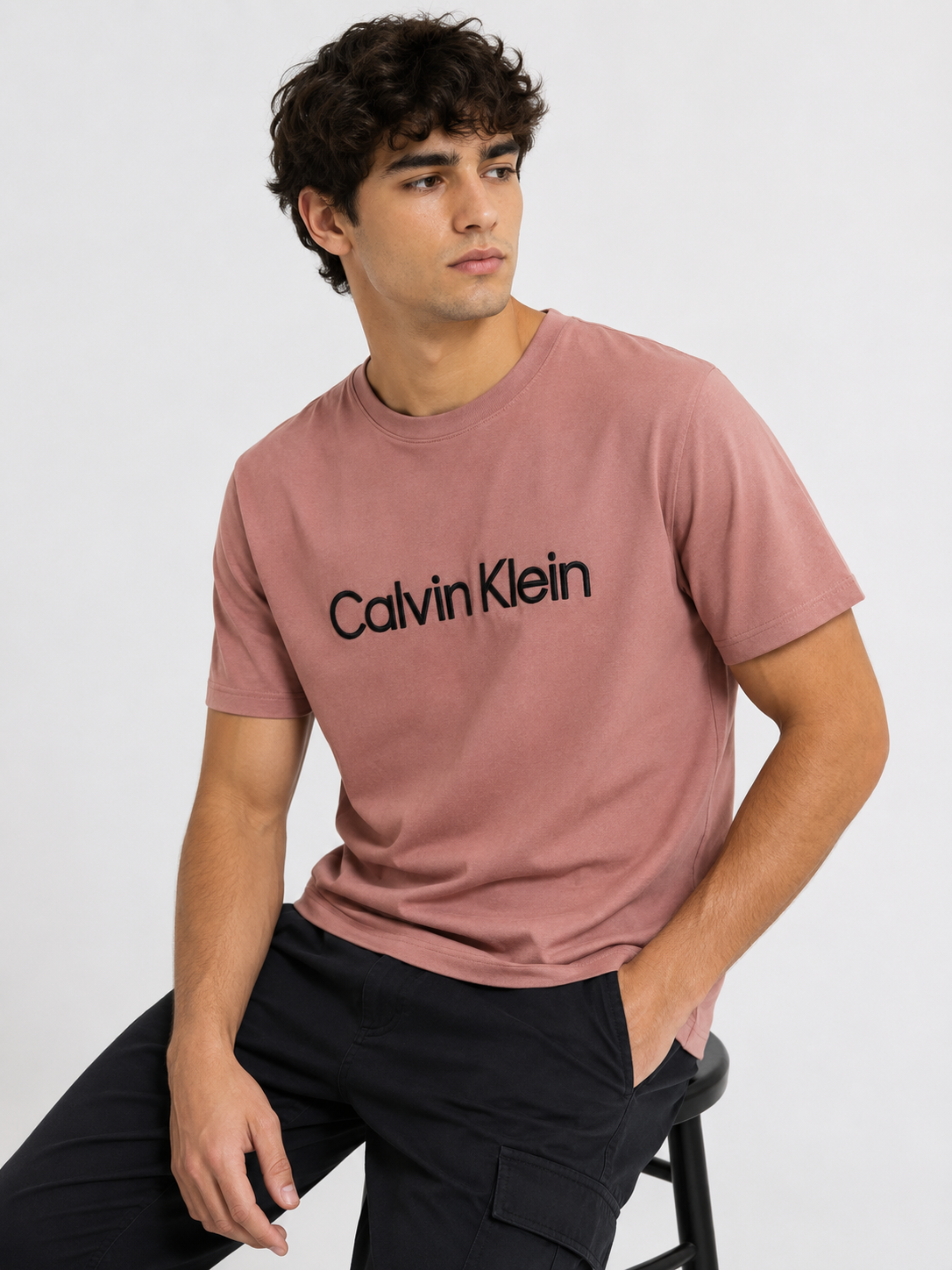 CALVIN KLEIN T-SHIRT PINK pink / M