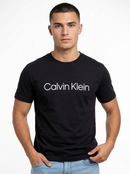 CALVIN KLEIN T-SHIRT black / M