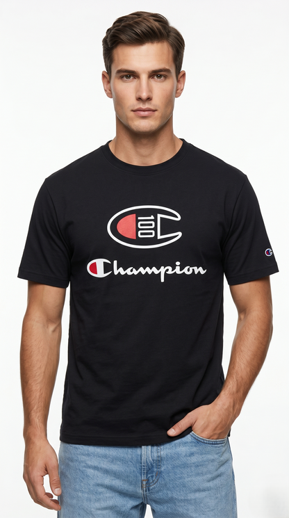 CHAMPION T-SHIRT black / M