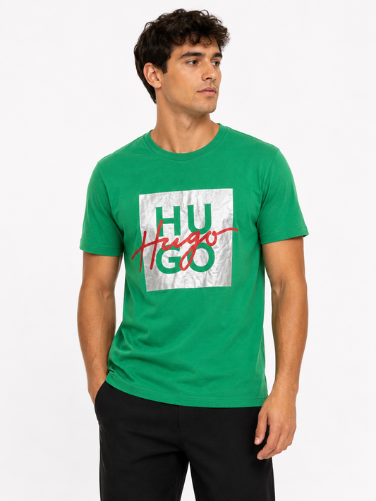 HUGO BOSS T-SHIRT GREEN green / S