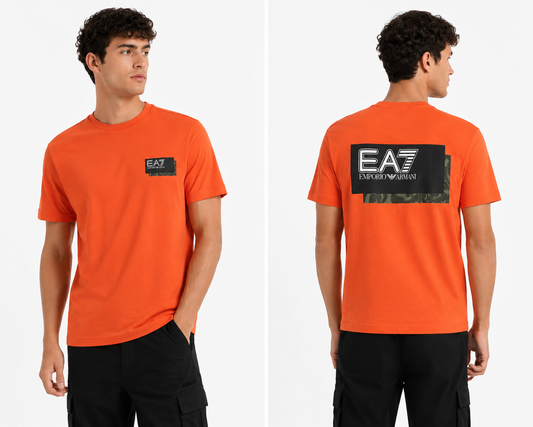 EMPORIO ARMANI T-SHIRT ORANGE orange / M
