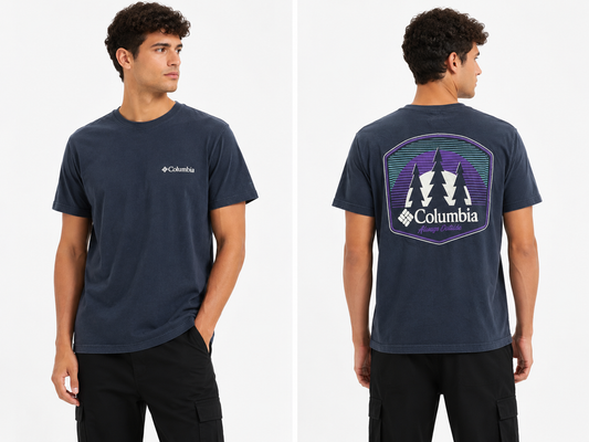 COLUMBIA T-SHIRT NAVY navy / S
