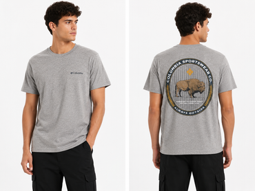 COLUMBIA T-SHIRT GREY grey / S
