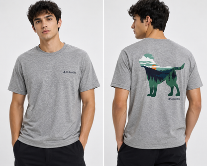 COLUMBIA T-SHIRT GREY grey / S
