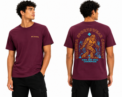 COLUMBIA T-SHIRT BORDO bordo / S
