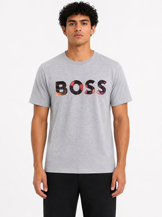 BOSS T-SHIRT GREY grey / S