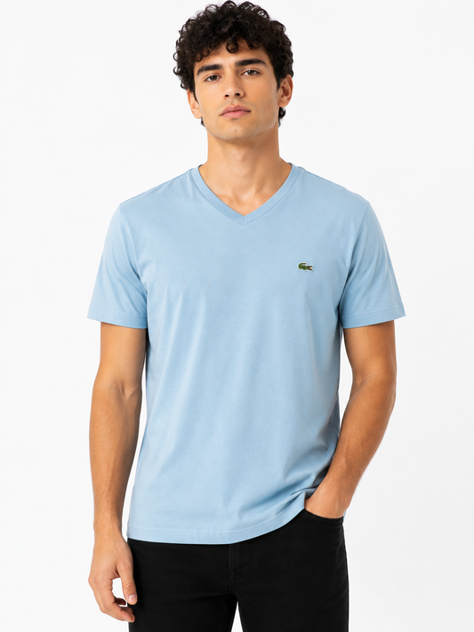 LACOSTE T-SHIRT LIGHT BLUE light blue / L