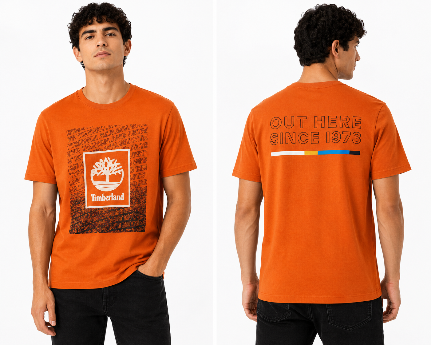 TIMBERLAND T-SHIRT ORANGE orange / L