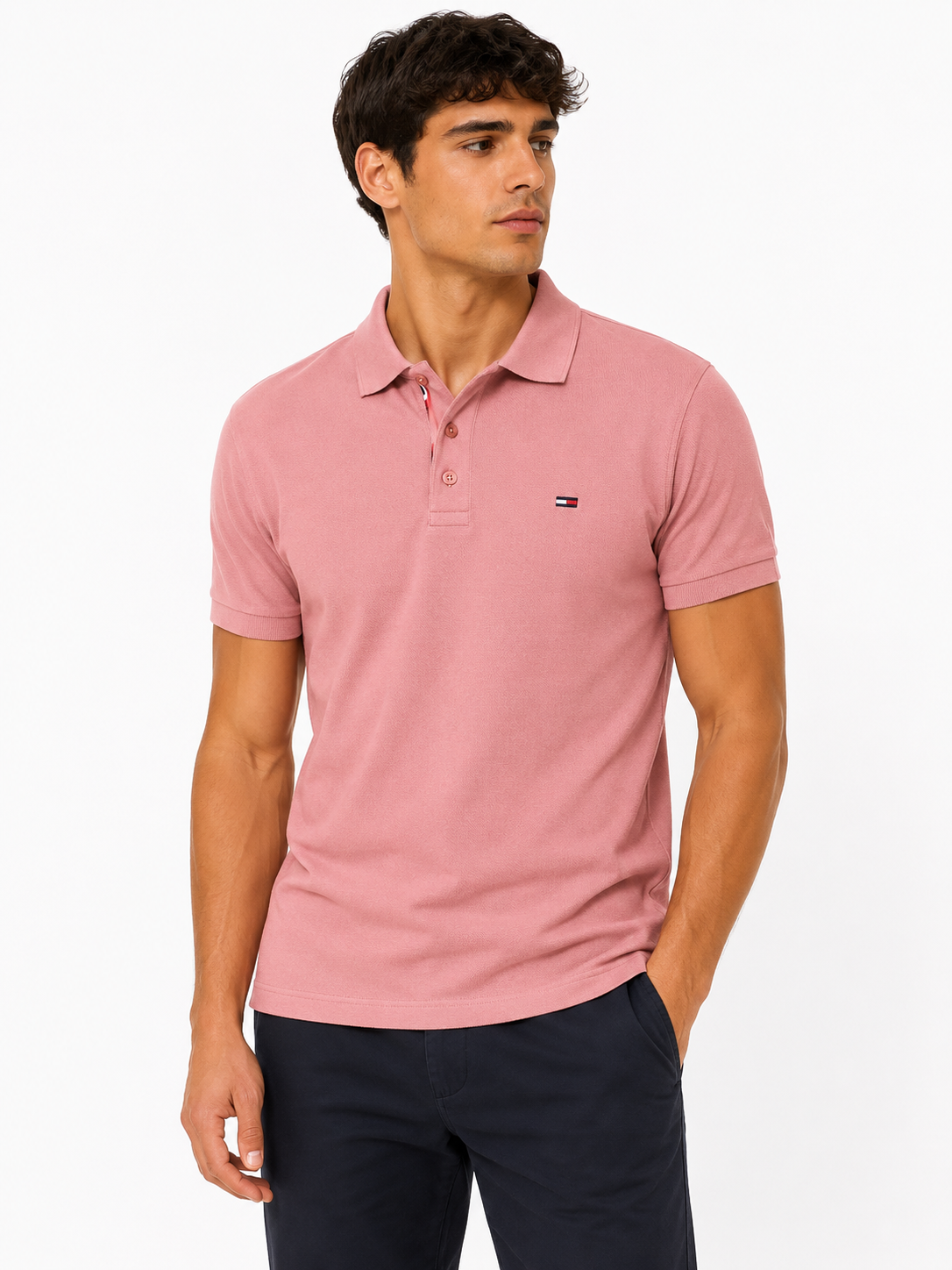 TOMMY POLO PINK pink / M