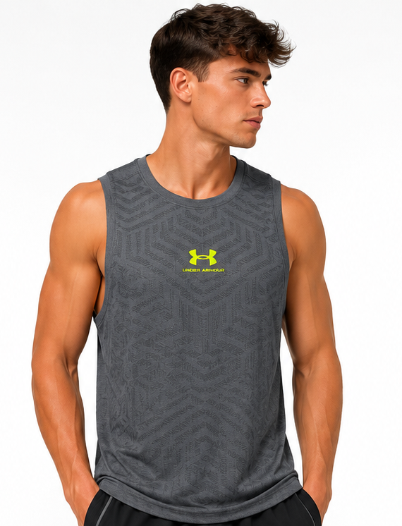UNDER ARMOUR I-SHIRT 3749 grey / L