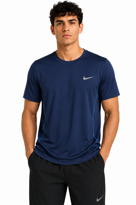 NIKE T-SHIRT NAVY 3802