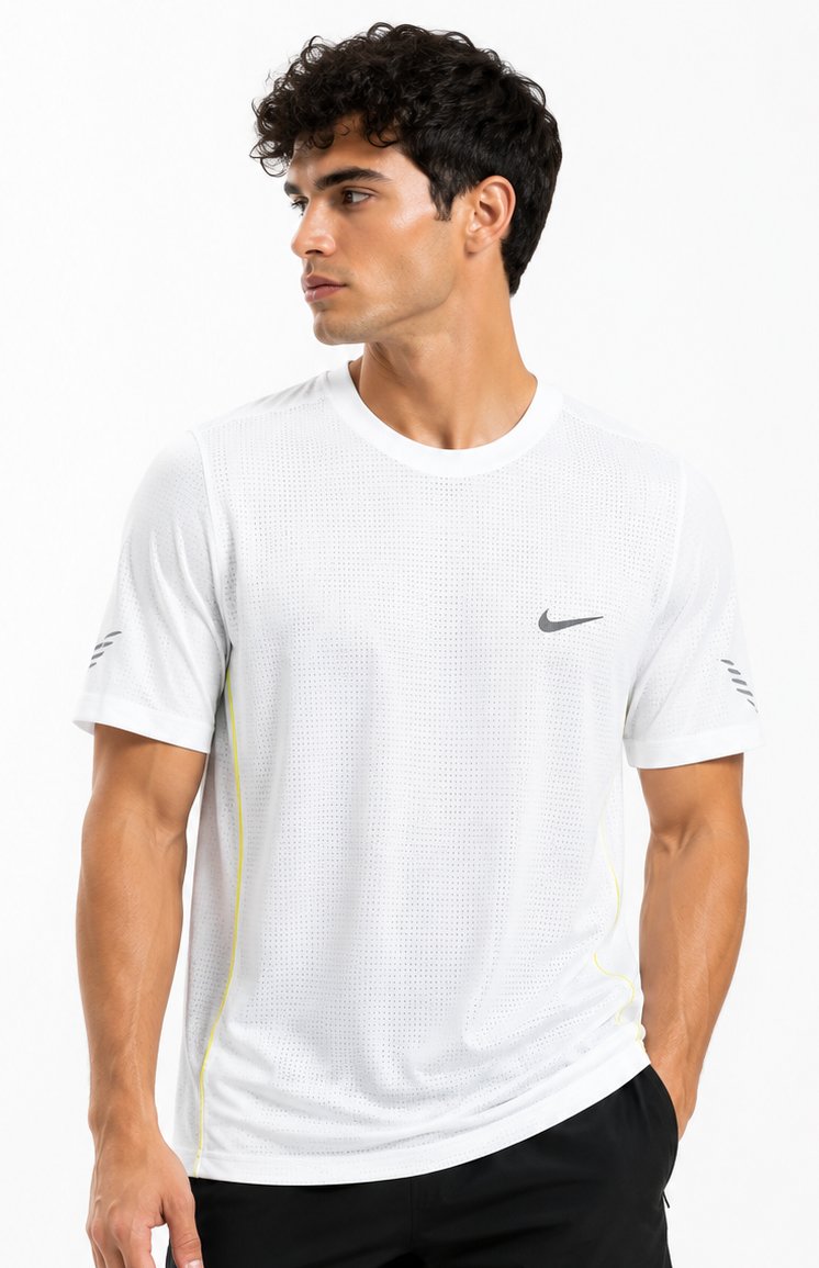 NIKE T-SHIRT WHITE 3802 white / S