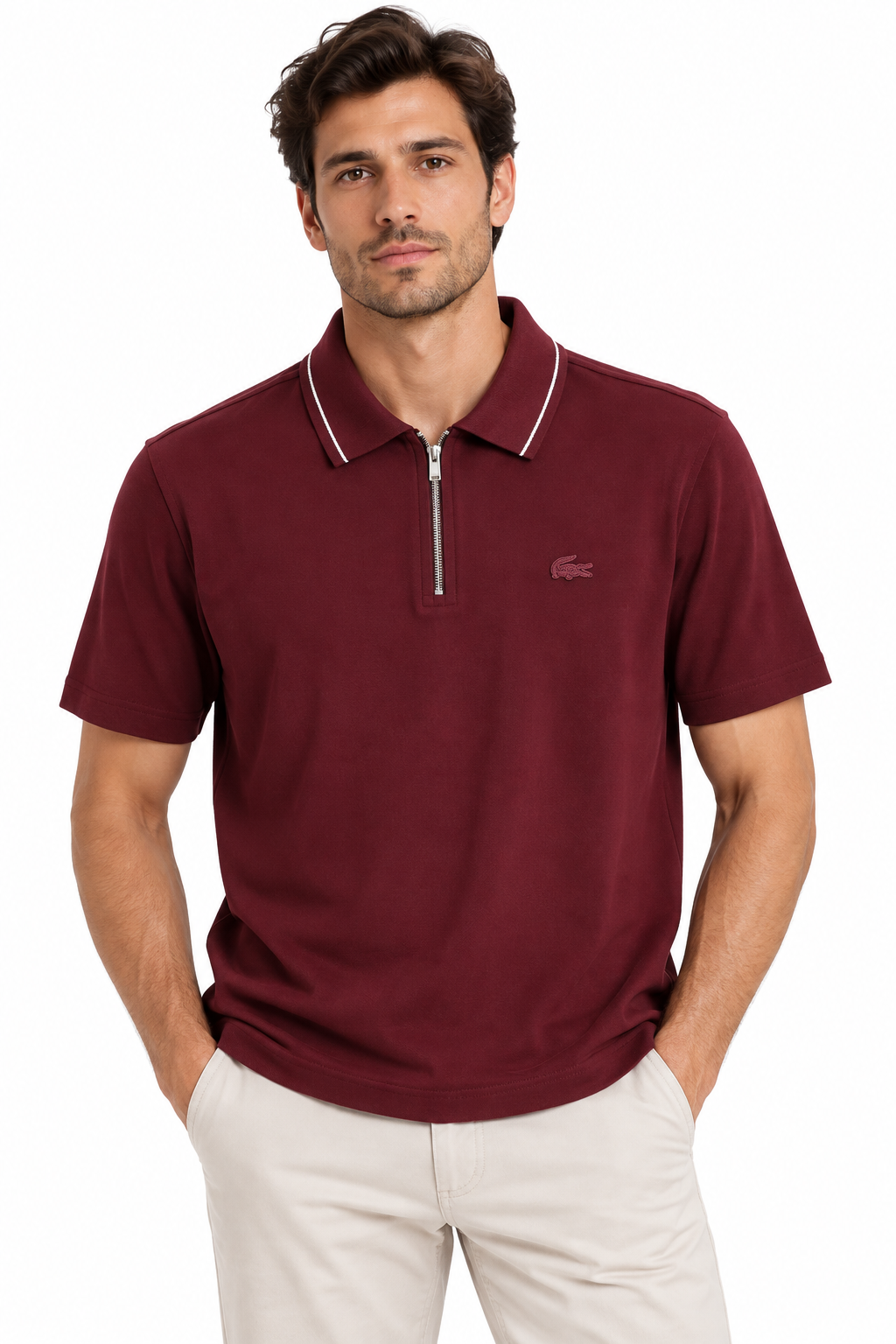 Lacoste Polo 10057 Bordo Polo M / Bordo