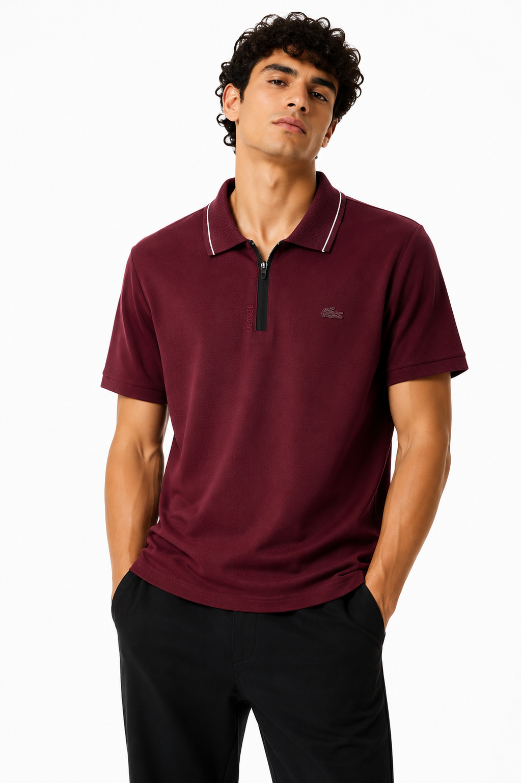 LACOSTE POLO BORDO 10057 bordo / XXL