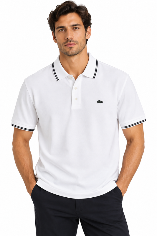 Lacoste Polo 10007 White Polo XXXL / White