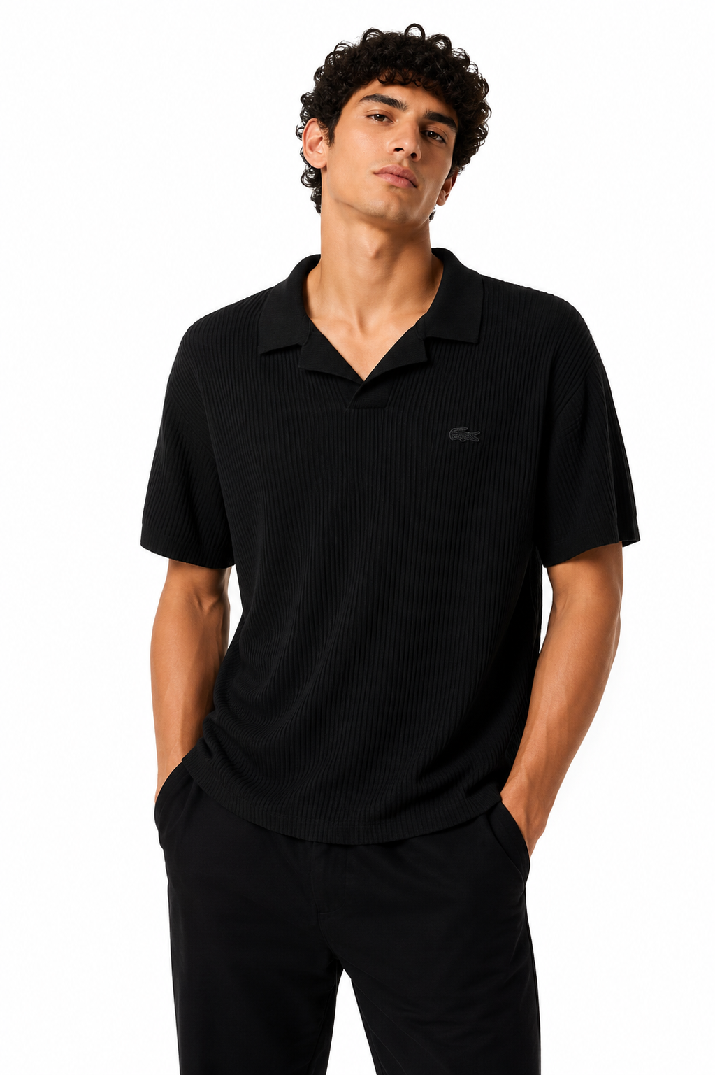 LACOSTE POLO 33036 black / L