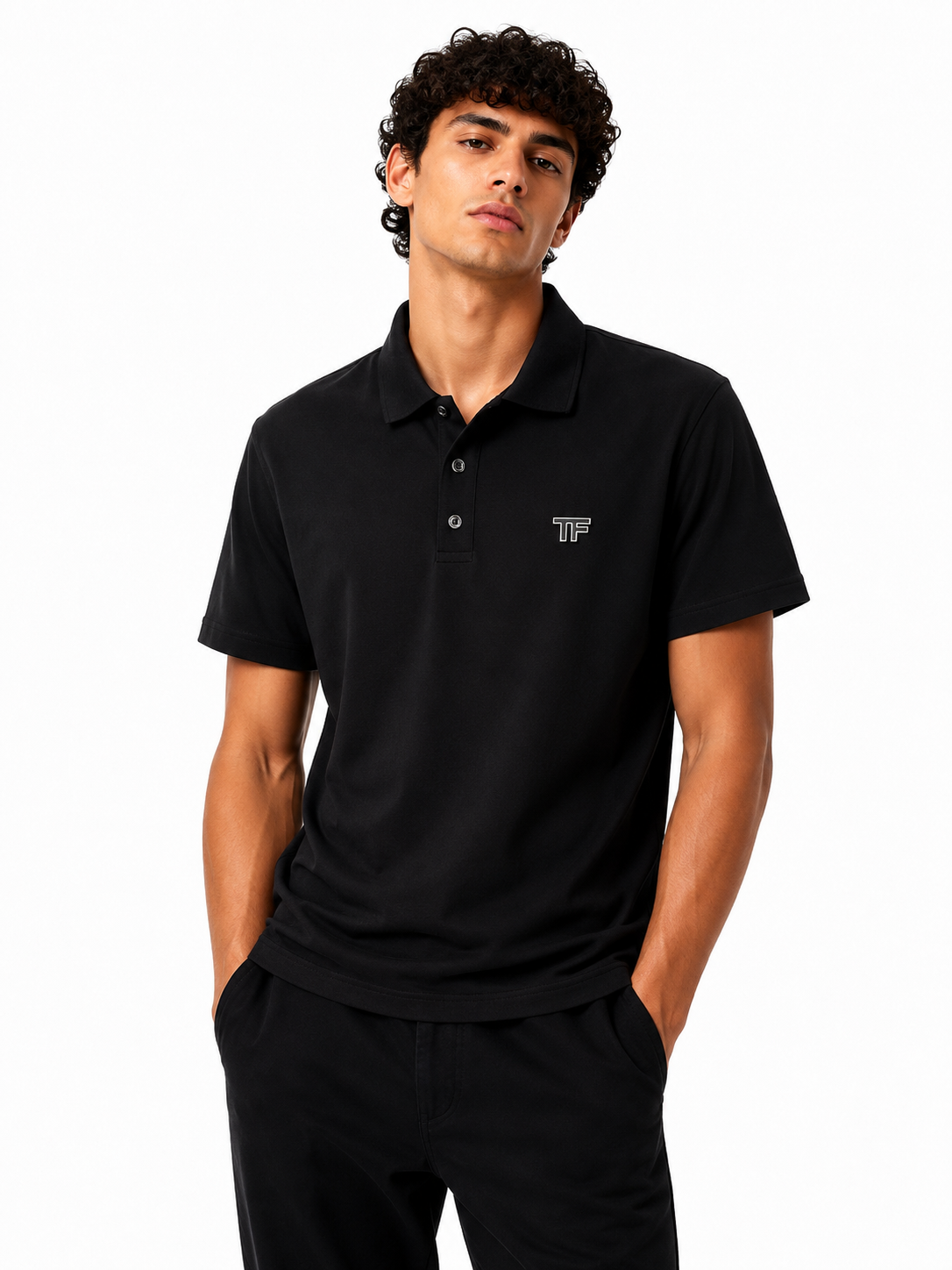 TOMFORD POLO 10085 black / L