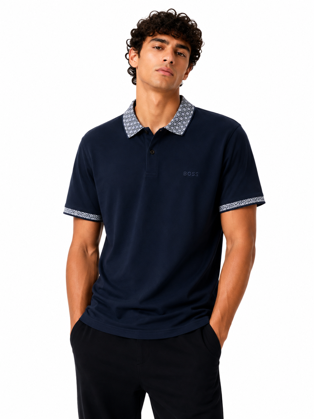 BOSS POLO 10051 navy / XL