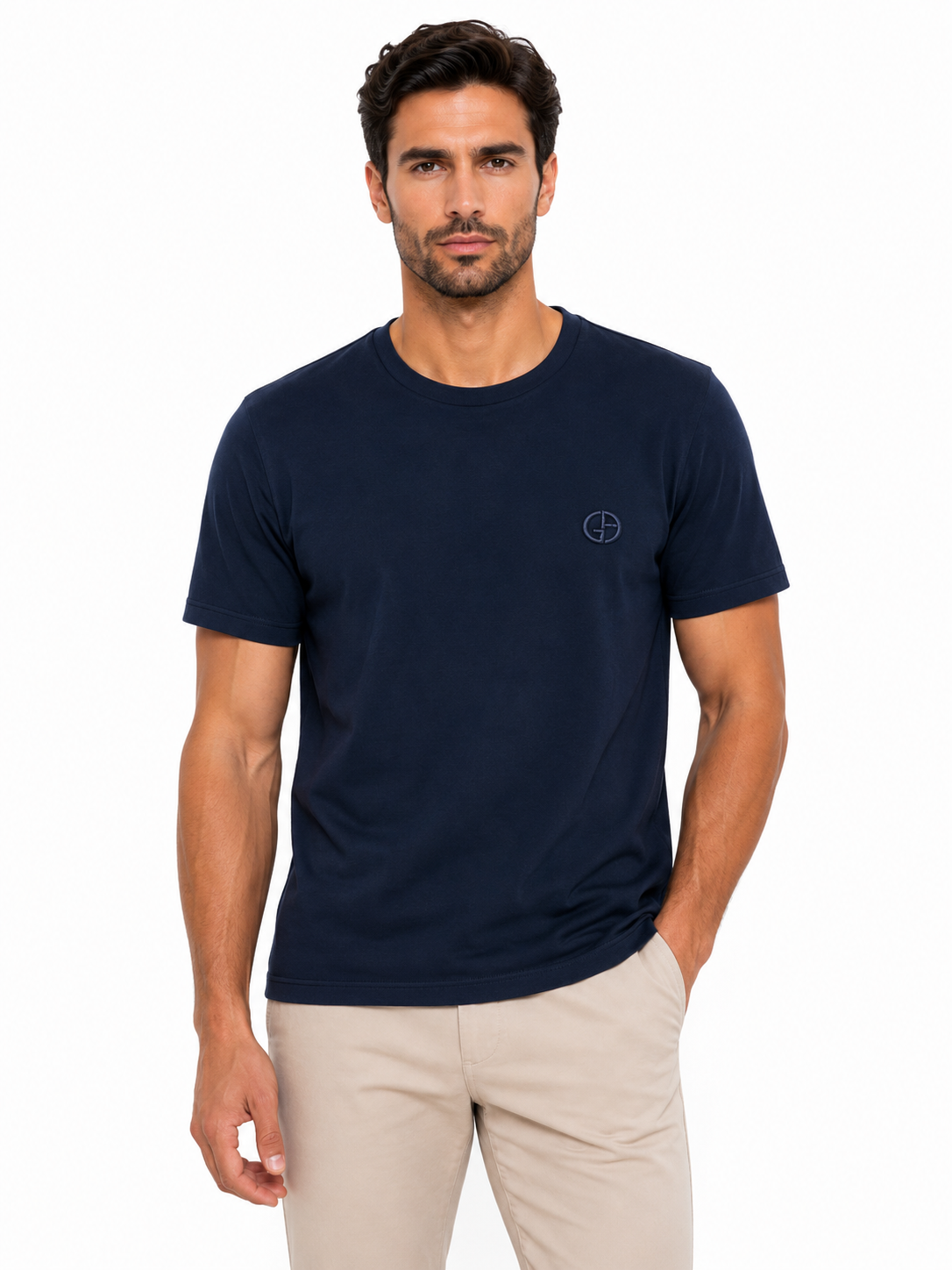 GIORGIO ARMANI T-SHIRT 2423-1 navy / M