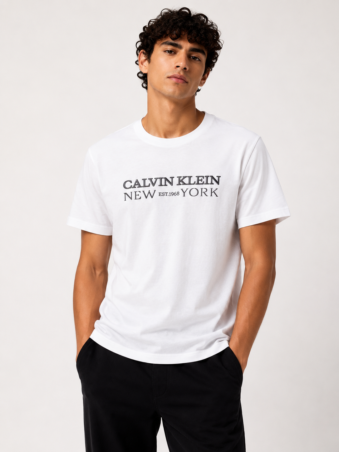 CALVIN KLEIN T-SHIRT 15027 white / L