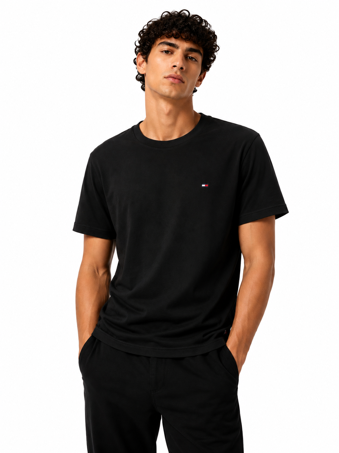 TOMMY T-SHIRT 2010-8 black / L