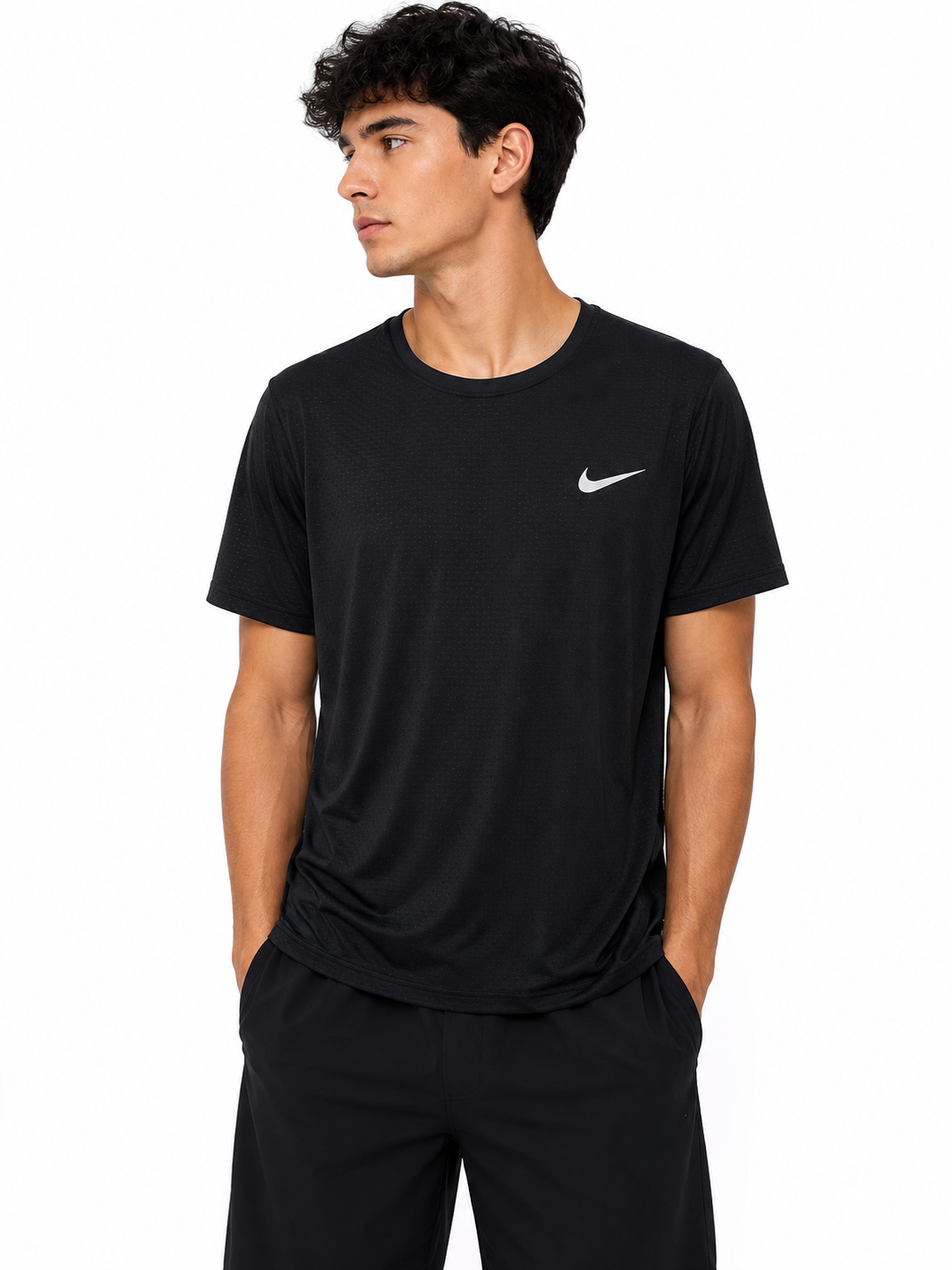 NIKE T-SHIRT F2453 black / XXXL