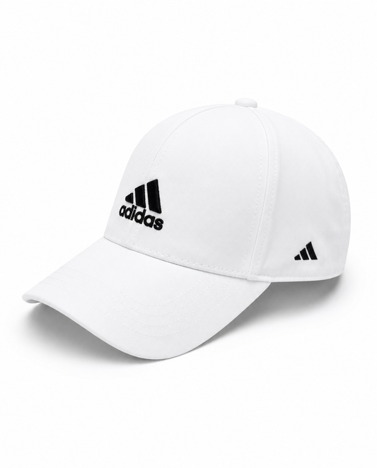 ADIDAS HAT WHITE&BLK white&black