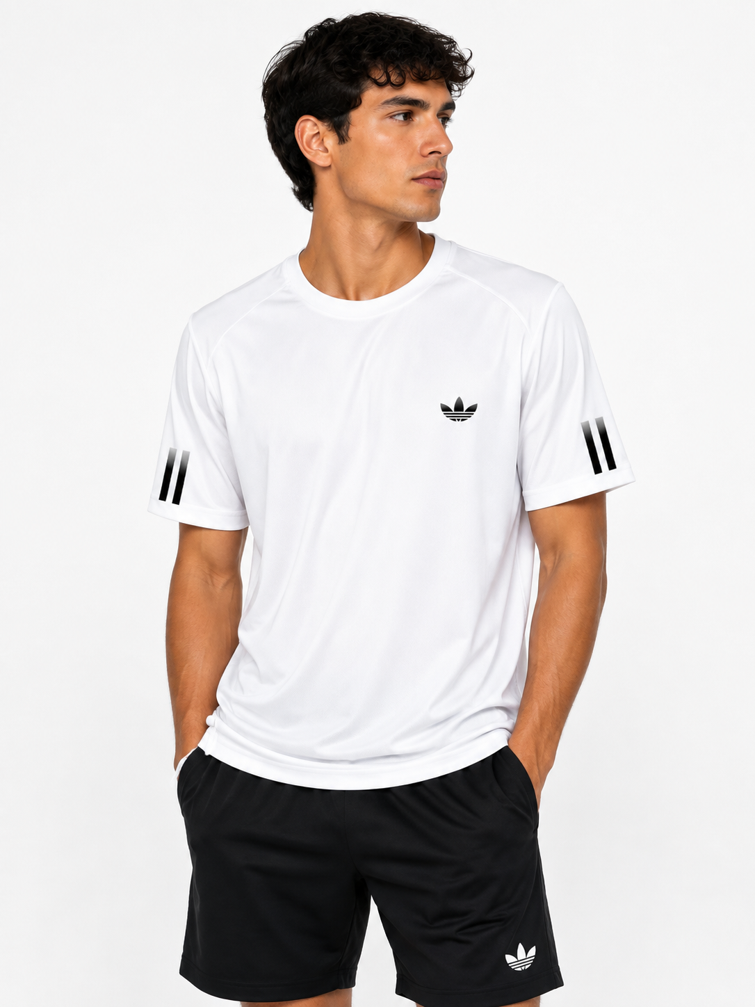 ADIDAS T-SHIRT DRI-FIT 3006 white / XL