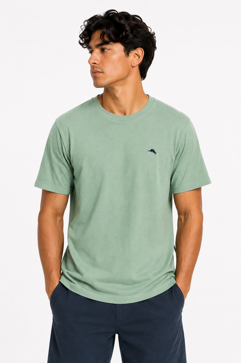 TOMMY BAHAMA T-SHIRT L.GRN light green / M