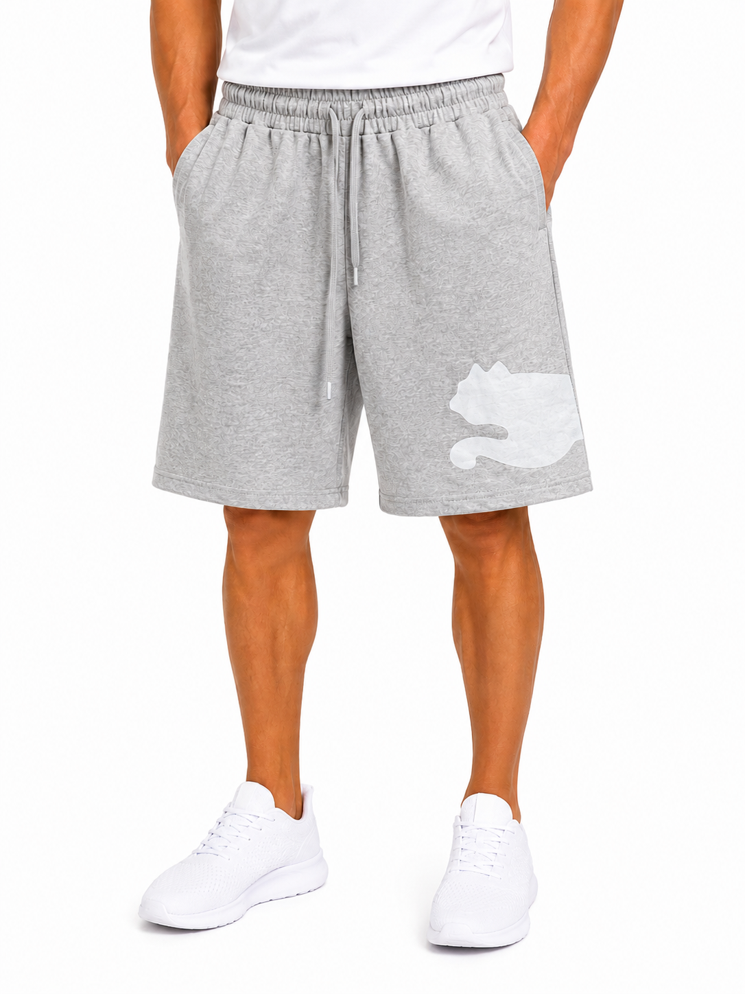 PUMA SHORT GREY grey / M