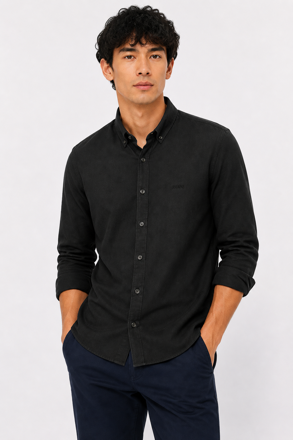 BOSS SHIRT BLACK black / M