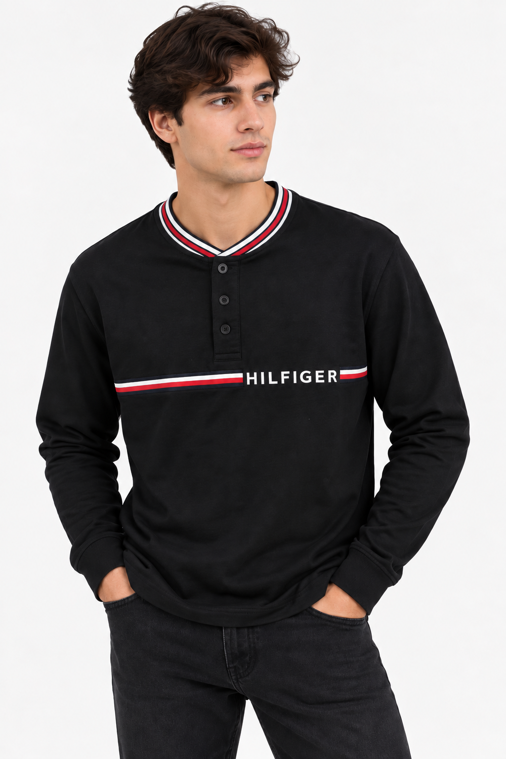 TOMMY SWEATSHIRT black / M
