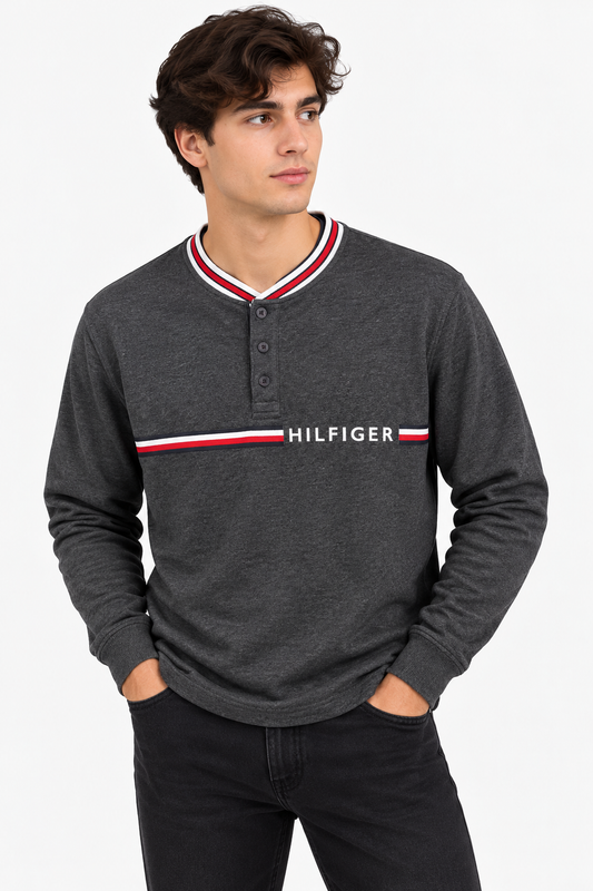 TOMMY SWEATSHIRT D.GREY dark grey / M