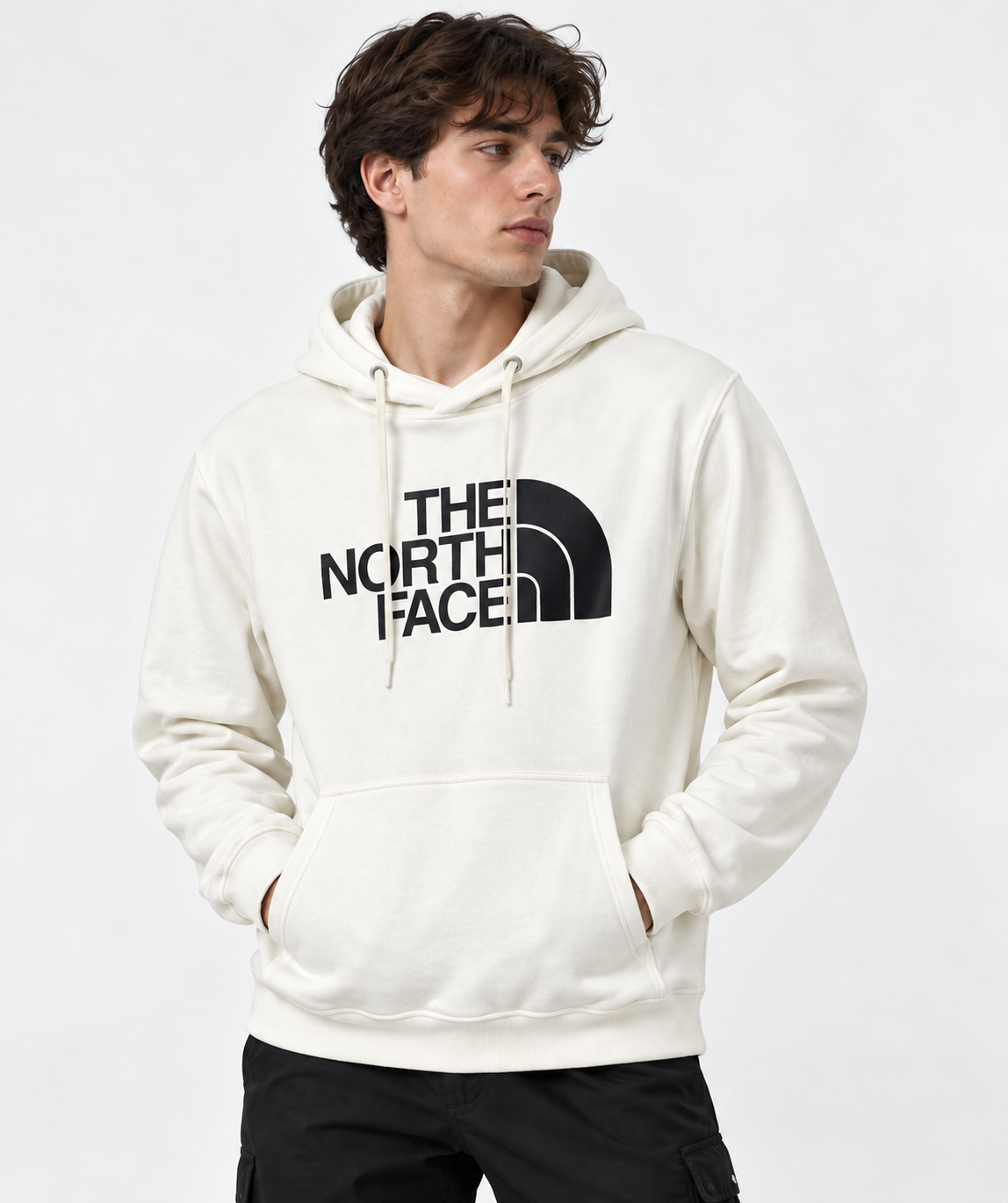 The North Face Hoodie White Hoodie M / White
