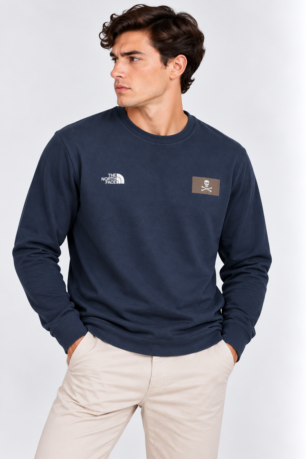 The North Face Sweatshirt 99805 Navy Sweatshirt XXXL / Navy