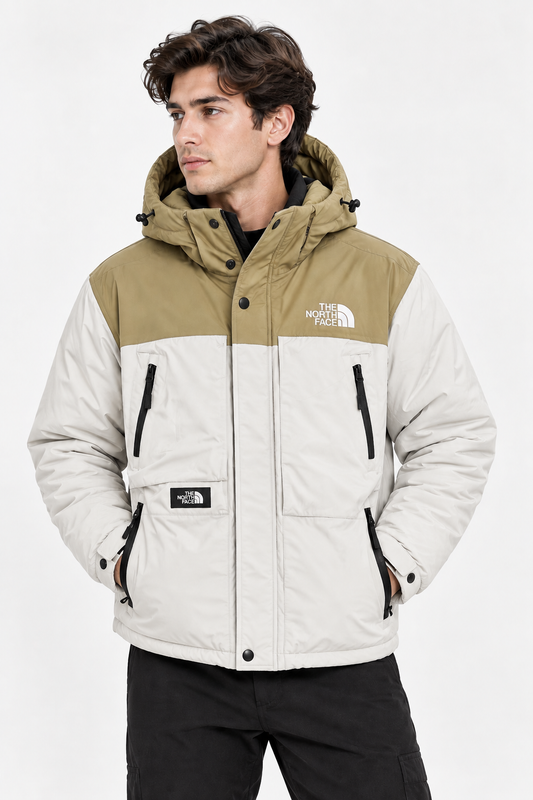 The North Face Jacket 3301 White & Beige Jacket XL / White & Beige