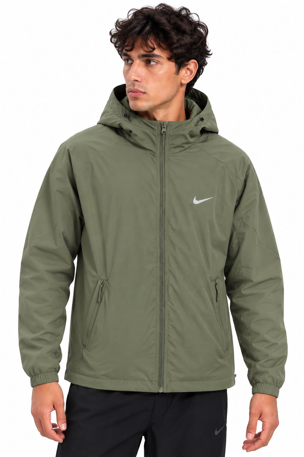 Nike Jacket L.Olive L-2399 Light Olive Green Jacket XXXXXL / Light Olive Green