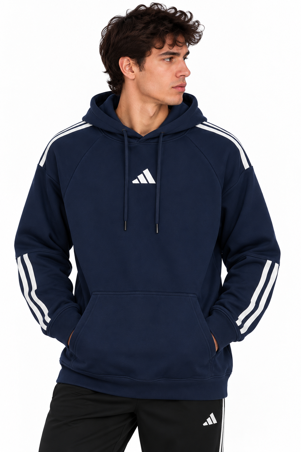 Adidas Hoodie 27707 Navy & White Hoodie XXXXL / Navy & White