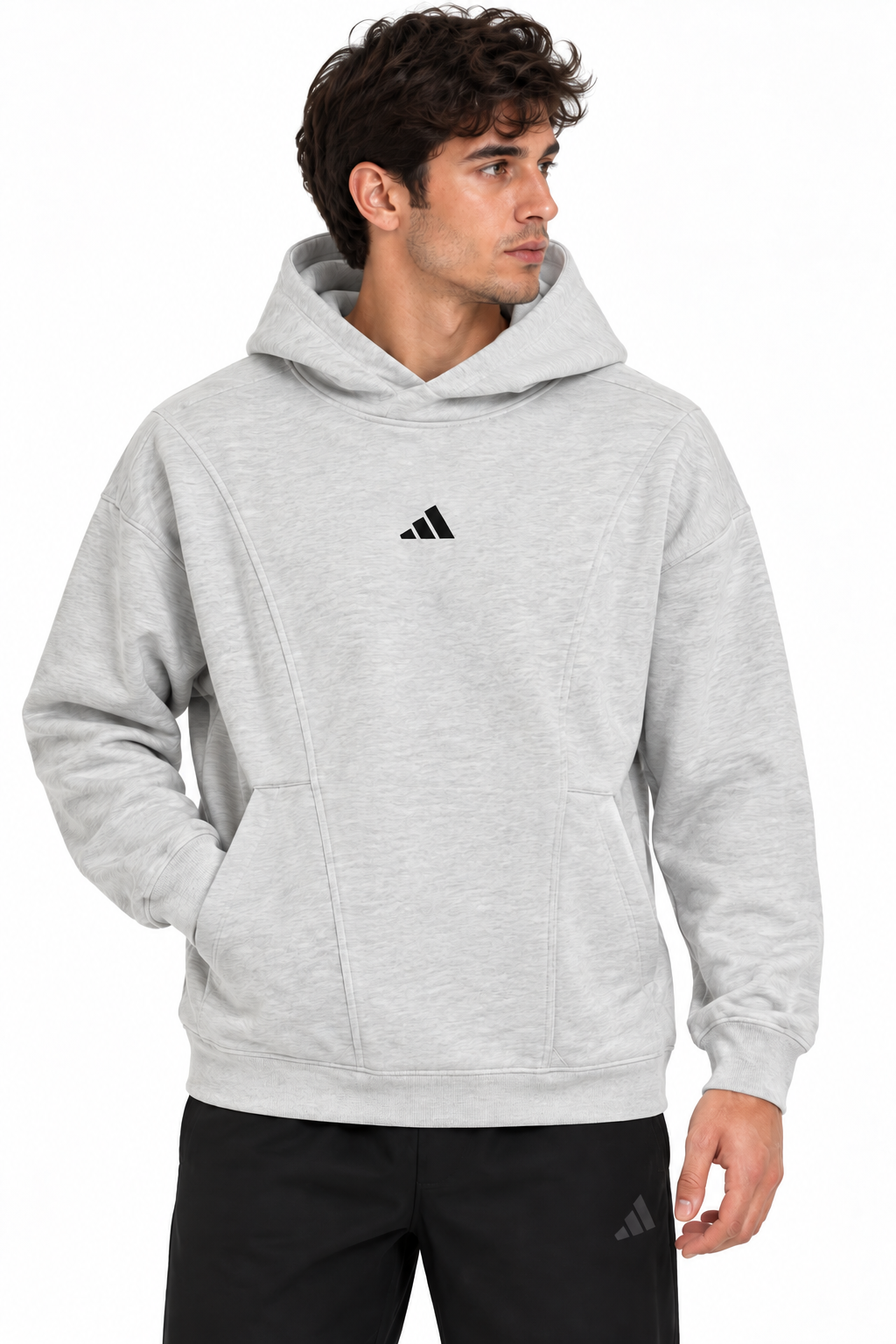 Adidas Hoodie L.Grey M108 Light Grey Hoodie XXXL / Light Grey