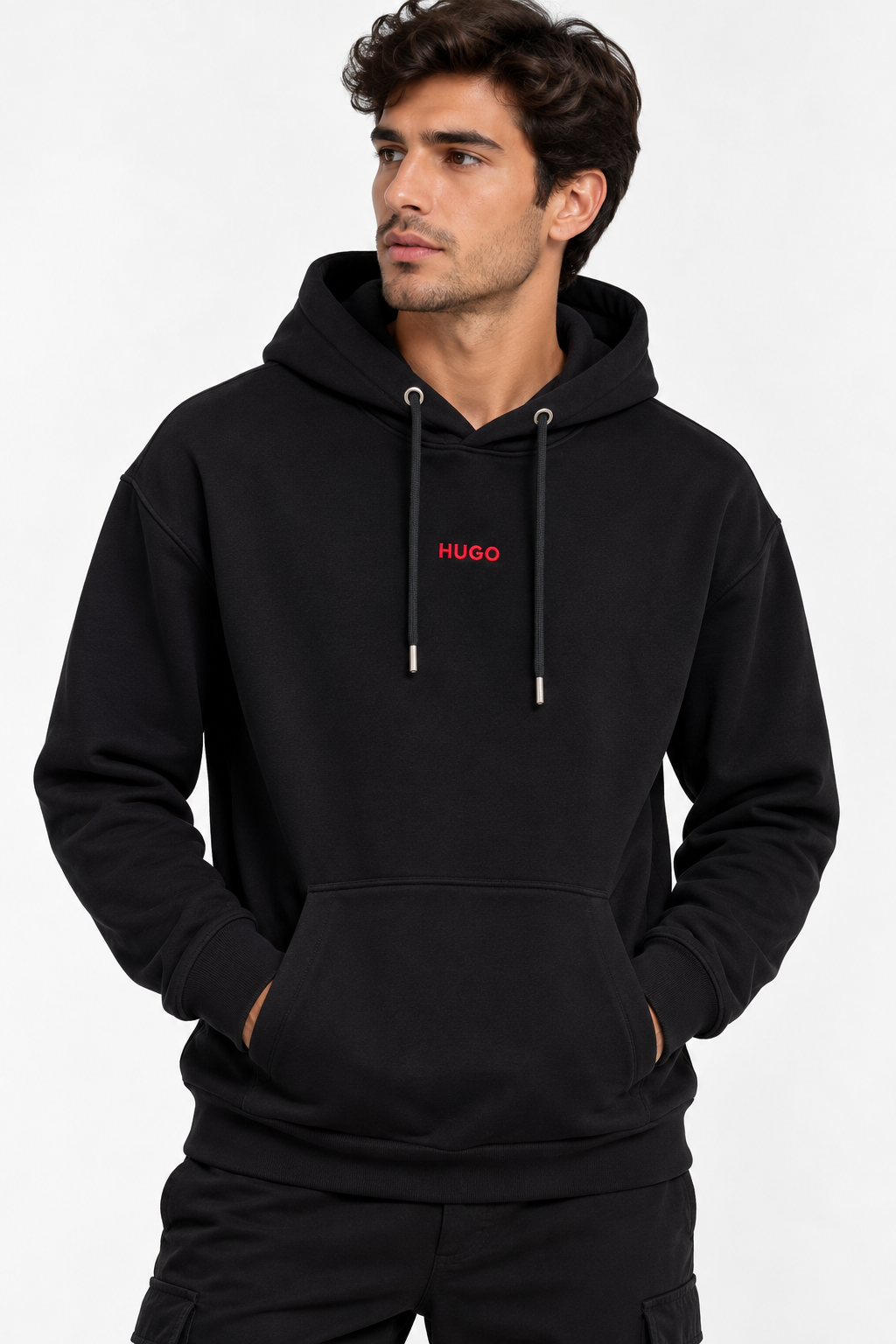 Hugo Boss Hoodie Ma-255 Black Hoodie L / Black