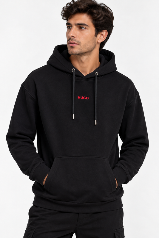 Hugo Boss Hoodie Ma-255 Black Hoodie L / Black